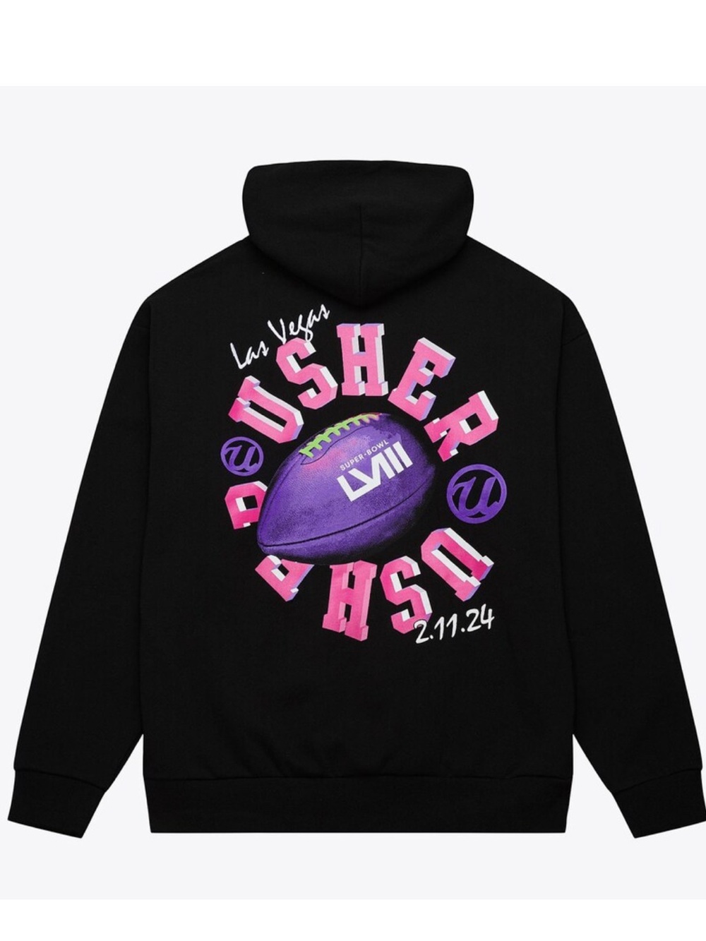 Usher Super Bowl LVIII Collection Mitchell & Ness Hoodie